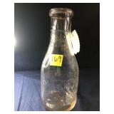 Vintage Milk Bottle, Super Creamy, Puritan Dairy