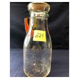 Vintage Milk Bottle, Rohrer