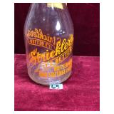 Various Antique Glass Milk Bottles