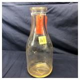 Vintage Milk Bottle, Malloys Dairy, Shenandoah