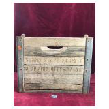 Antique Sunny Slope Milk Crate