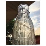 Antique Milk Bottle, York Sanitary Milk CO