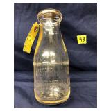 Vintage Milk Bottle, Penna Milk Products Corp