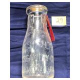 Vintage Milk Bottle, West Shore Creamery Co.,...
