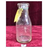 Antique West Shore Glass Milk Bottle
