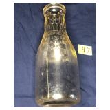 Vintage Milk Bottle, Fairfield Western Maryland...