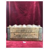 Antique Milk Crate and Bottles