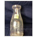 Antique Nelsons dairy milk bottle