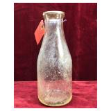 Antique Bellaire Dairy Glass Milk Bottle