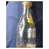 Vintage Milk Bottle, Gettysburg Ice & Storage...