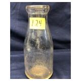Vintage Milk Bottle, Pure Ryder