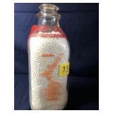 Vintage Milk Bottle, Green