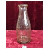 Antique Perth Amboy Glass Milk Bottle