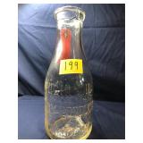Vintage Milk Bottle, Highland Dairy Products...