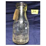 Vintage Milk Bottle, Liberty Milk Co., Buffalo, NY