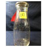 Vintage Milk Bottle, York Sanitary Milk Company