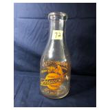 Vintage Milk Bottle, Dairy Aristocrat Products