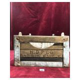Antique H.D.P. Milk Crate & Var. Bottles