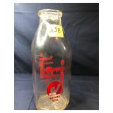 Vintage Milk Bottle, Royale Dairy, Keyser, W. VA.