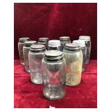 Antique Glass Fruit Canning Jars