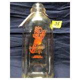 Vintage Orange Juice Bottle, Graybill