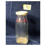Vintage Milk Bottle, Rutter Bros, Chalfton, PA