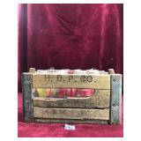 Antique Milk Crate and Bottles