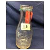 Vintage Milk Bottle, Woodlawn Farm Dairy Company