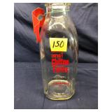 Vintage Milk Bottle, Chilton Farms,...