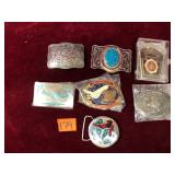 Lot of Vintage Belt Buckles