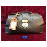 Antique Leather Doctors Bag and Contents