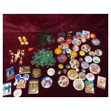 Lot of Vintage Toys & Pins