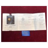 Lindenwold .925 Walking Liberty Medallion