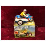 Wined-Up Motorcycle With Sidecar