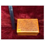 Lot of Vintage Keychains and Storage Box