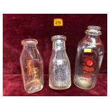 Vintage Milk Bottles