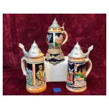 German Style Beer Steins