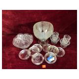 Vintage Pressure Glass Bowl & More