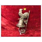 Cast Iron Rooster Dinner Bell