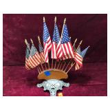 Table Top American Flag Holder