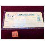 Vintage Sales Document