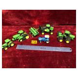 Lot of Toy Tractors