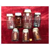 Lot of Glas Jars