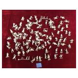 Various Vintage Metal Toy Soldier Figures