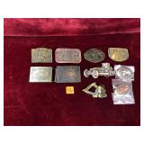 Lot of Vintage Belt Buckles