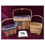 Lot of Longaberger Baskets