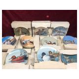 Lot of W. J. George Fine China Duck Plates