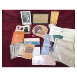 Various Vintage Documents, Photos and More