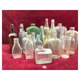 Lot of Various Bottles and Jars