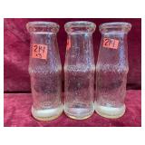 Lot of Milk Bottles